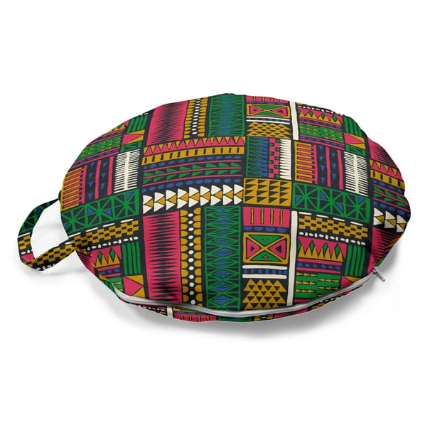 18 Round Decorative Pillow for Living Room & Dorms Bohemian Rhombus Composition with Triangles Composition Mexican Folklore Multicolor Ambesonne Geometric Round Floor Cushion with Handle 18 Round Decorative Pillow for Living Room & Dorms Bohemian Rhombus Composition with Triangles Composition Mexican Folklore Multicolor Ambesonne Geometric Round Floor Cushion with Handle
